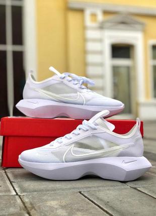 Кроссовки nike vista lite полностью белого цвета сеточка (36-40)6 фото