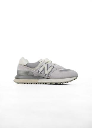 New balance 574 legacy grey/beige logo2 фото