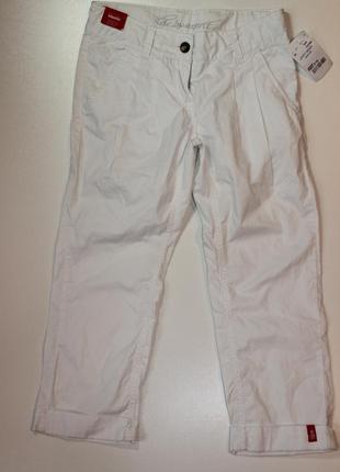 Білосніжні котонові бриджі відомого бренду