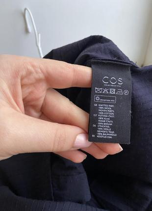 Шерстяное платье туника кофта cos рубашка рубашка