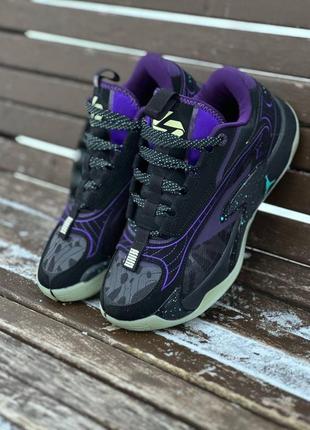 Крутые кроссовки air jordan luka 2 black/purple