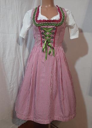 Хлопковое платье-сарафан с блузой1 фото