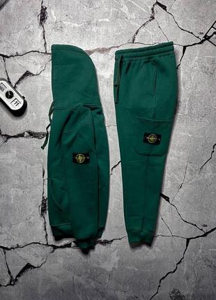 Спортивний костюм сірий зимовий stone island4 фото