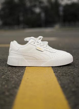 Белые кроссовки puma cali