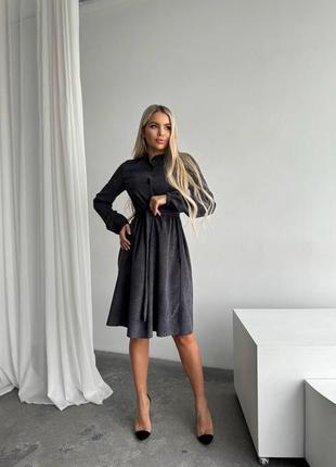 Сукня мікровельвет3 фото