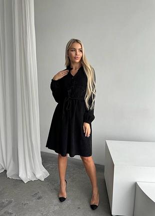 Платье микровельвет 4