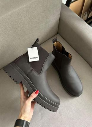 Ботинки челси pull & bear 28.3см стопа без утеплителя