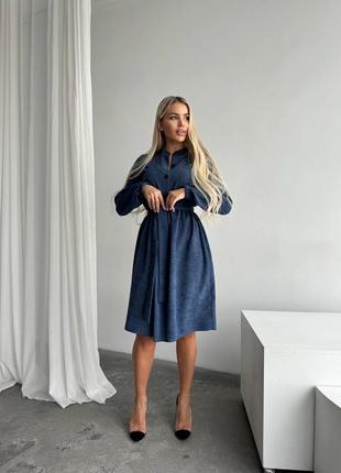 Сукня мікровельвет