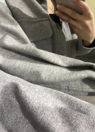 Сорочка куртка щільна сіра6 фото