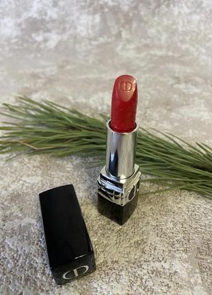 Помада для губ dior rouge dior happy 080 - red smile (яскравий червоний)