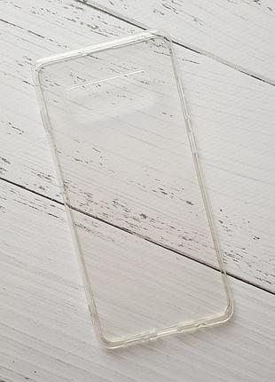 Чохол для samsung galaxy s10 plus (g975) силіконовий, прозорий