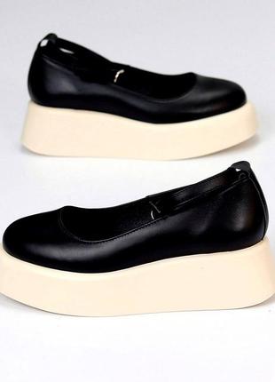 36-41 рр туфли, лоферы на платформе натуральная замша/кожа черный, белый, бежевый, малиновый, хаки,3 фото