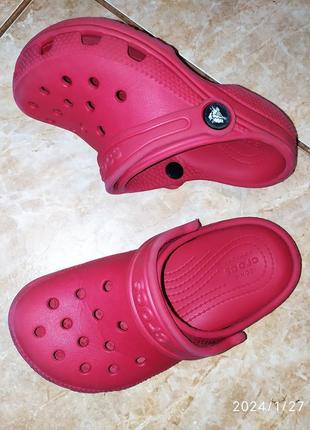 Кроксы crocs оригинал c 10, на наш 27 стелька 17 см