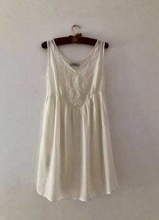 Летний сарафанчик цвета айвори