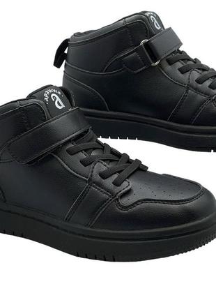 Демісезонні черевики для хлопчиків apawwa gq119b/34 чорні 34 розмір4 фото