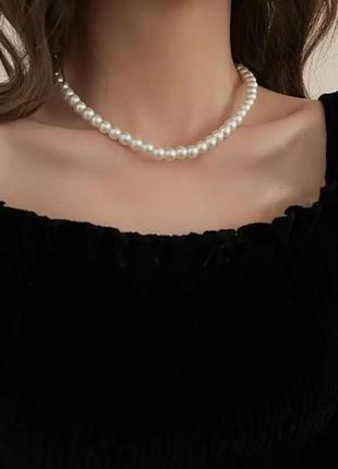 Элегантный чекер с жемчужинами