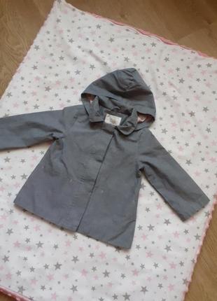 Курточка zara для малышки 18-24 мес.