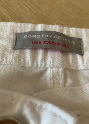 Белые летние джинсы dorothy perkins.4 фото