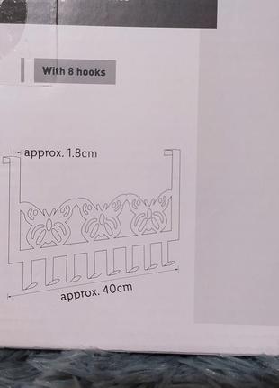 Вешалка для одежды на двери крючки для дверей2 фото