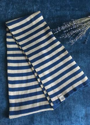 🔥 шарф 🔥 смужка бренд gant бавовна унісекс