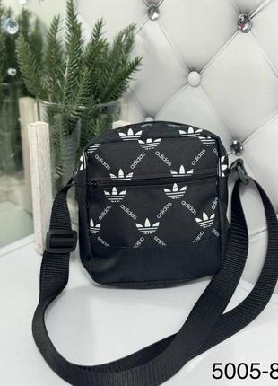 Женская стильная и качественная сумка текстиль черная