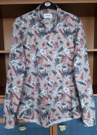 Стильная рубашка премиум класса, 46?-48-50?, хлопок, lindbergh