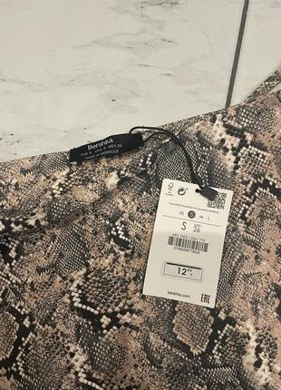 Боді в зміїний принт bershka3 фото