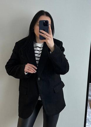 Теплый пиджак h&m, блейзер, жакет