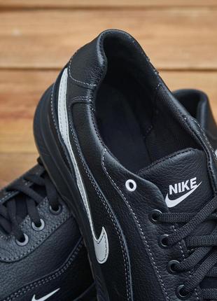 Чоловічі кросівки nike великі розміри 46-50 з натуральної шкіри, кожаные кроссовки великаны6 фото