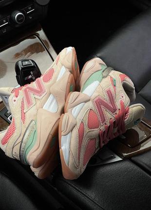 Кроссовки new balance 9060 “penny cookie pink”2 фото