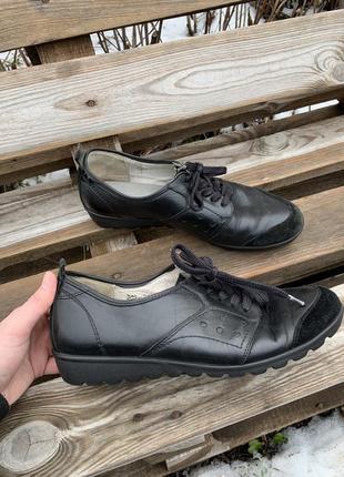 Кожаные кроссовки waldlaufer 39-40 р. (26 см)1 фото