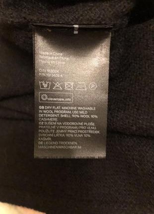 Пончо h&m. premium quality. черное. шерсть 90%, кашемир 10%.4 фото