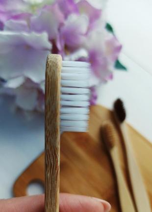 🌿💙набор (3 шт) бамбуковых зубных щеток 💙🌿3 фото