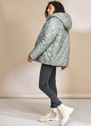 👑vip👑 курточка для беременных тепла куртка стеганая курточка с капюшоном5 фото