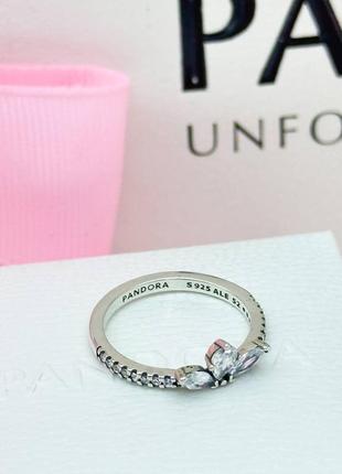 Серебряный кольца pandora «сячий цветок»5 фото