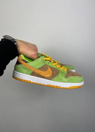 Найк данк лов nike dunk low dusty olive3 фото