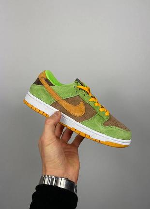 Найк данк лов nike dunk low dusty olive7 фото