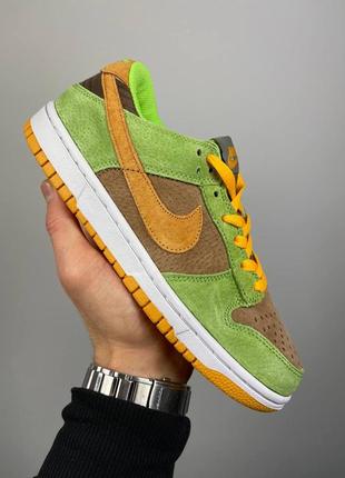 Найк данк лов nike dunk low dusty olive9 фото