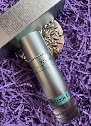 Люкс! кислотный отшелушивающий уменьшающий поры тоник algenist genius liquid skin resurfacing 2% bha toner 100 мл1 фото