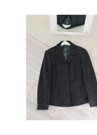 Идеальный шерстяной пиджак. женский жакет шерсть. темно-серый женский пиджак2 фото