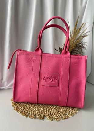 Marc jacobs tote bag pink4 фото