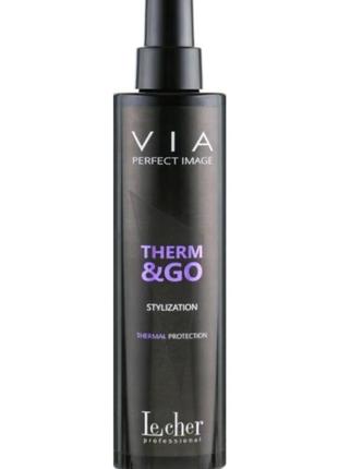 Спрей термозащитный для волос via therm&amp;go le cher, 250 мл