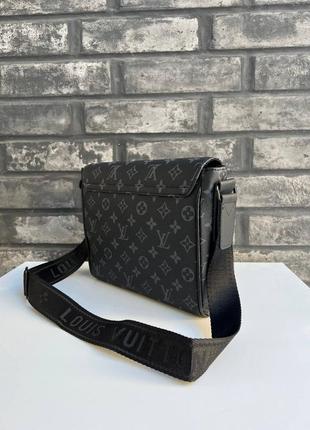 Мужская сумка в стиле louis vuitton кросс-боди7 фото