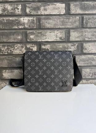 Мужская сумка в стиле louis vuitton кросс-боди5 фото