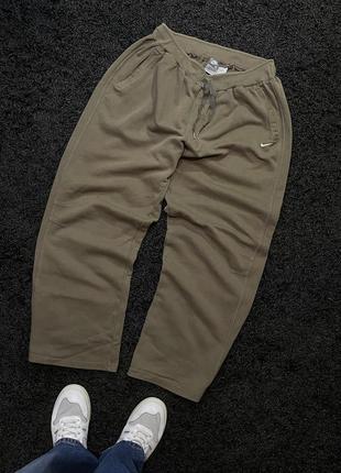 Чоловічі  вінтажні спортивні теплі вінтажні флісові штани nike  jordan swoosh1 фото