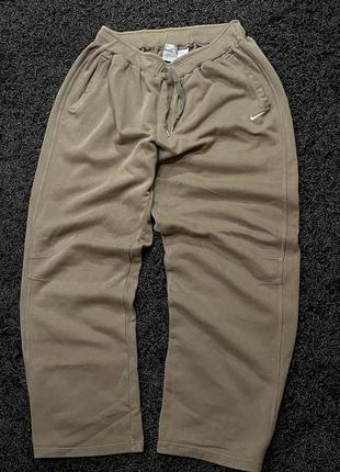 Чоловічі  вінтажні спортивні теплі вінтажні флісові штани nike  jordan swoosh7 фото