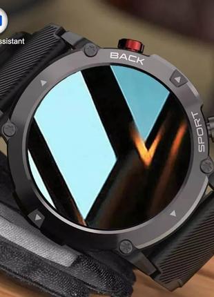 Смарт годинник smart watch чоловічий металевий globalwatch спортивний смарт-годинник чорний