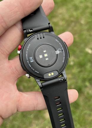 Смарт часы smart watch мужские металлические global watch спортивные смарт-часы черные2 фото