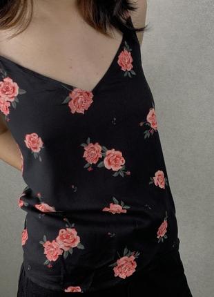 Цветочная майка h&amp;m