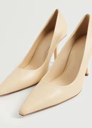 Кожаные туфли ложечки